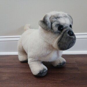 Vintage DAKIN Plush Buster PUG Dog Applause Huggables 14" Long Item # 24496